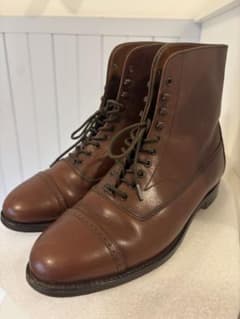 GRENSON VINTAGE 90s イングランド製 レースアップレザーブーツ - メルカリ