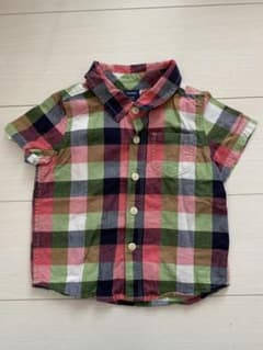 チロ様専用＊babygap＊半袖チェックシャツのサムネイル
