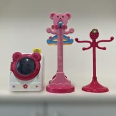 メルちゃん おままごと 洗濯機ハンガーラック アクセサリースタンド セットのサムネイル