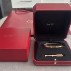 Cartier ラブブレスSM 17 PG - メルカリ