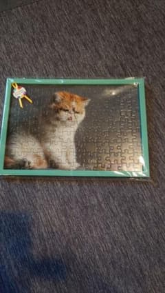ジグソーパズル完成品フレーム付き 猫