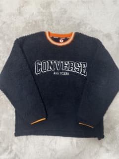 converseコンバース　ネイビー　ボアトレーナー　サイズLのサムネイル
