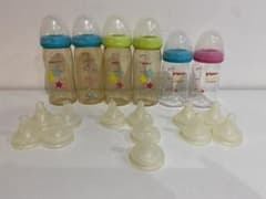 【最終値下げ】ピジョン哺乳瓶　双子　150ml &240mlのサムネイル