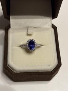 タンザナイト ダイヤ取り巻きリング1.84ct - メルカリ