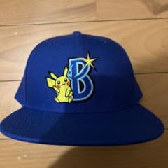 ベイスターズ ピカチュウ付き青キャップ ポケモンコラボ - メルカリ