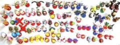Chocolate eggs available for individual sale: Pokémon, Conan, Mario, Splatoon, Animal Crossing.