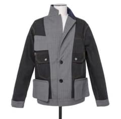 sacai 24ss Chalk Stripe Bonding Jacket 1 - メルカリ