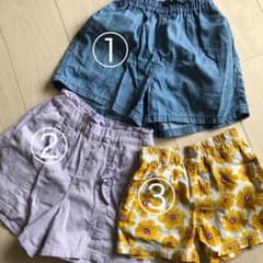ショートパンツ まとめ売り3点　120のサムネイル