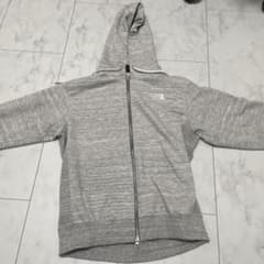 THE NORTH FACE グレー フルジップ フード付きパーカーのサムネイル