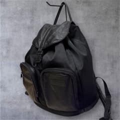 00s archive leather Backpack gimmick y2k - メルカリ