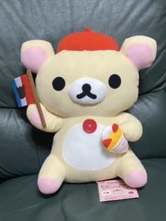 코릴락쿠마 봉쥬르 복권 인형 종이 태그 첨부