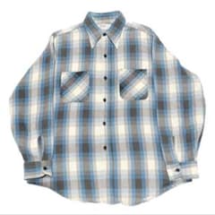 希少 70s BIG MAC ビッグマック ネルシャツ ヘビネル L 好配色