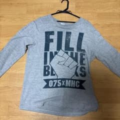 075xMHC 長袖カットソー グレー メンズ