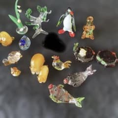 Miniature雑貨 (miscellaneous goods), glasswork ornaments, decorative items, art pieces, antiques, collectibles -