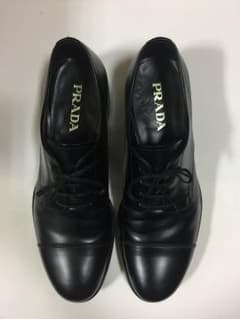 プラダ Prada メンズ シューズ 革靴 ブラック サイズ:9のサムネイル