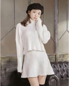 【新品未使用】Darich❤️ダーリッチ ワイドリブニットセットアップのサムネイル