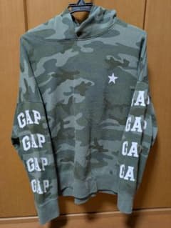 GAP カモフラージュ柄 パーカー Lのサムネイル