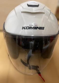 KOMINE ジェットヘルメット ホワイト XL HK-172 - メルカリ