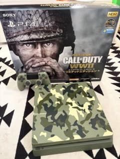 PS4【希少・迷彩柄】CODモデル本体➕純正コントローラー2個➕おまけのサムネイル