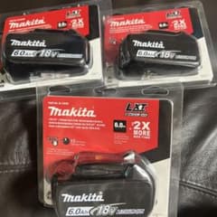 Makita 18V 6.0Ah リチウムイオンバッテリー 3個セットのサムネイル