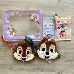 ディズニー ポーチ セット ダイソー チップデール ミッキー 限定