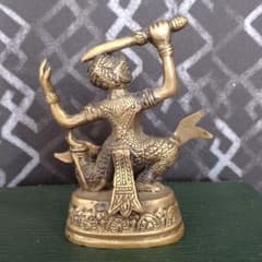 希少 ハヌマーン 真鍮像】カンボジア 神像 ビンテージ 骨董品 - メルカリ