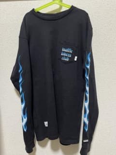 WTAPS VANS コラボ フレイムパターン ブルーロンT - メルカリ