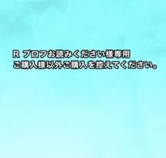 R プロフお読みください。様専用のサムネイル