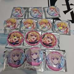 Oshi no Ko x Karaoke Tetsuya Collaboration Ruby Glitter Hologram Can Badge