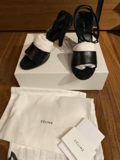 CELINE セリーヌ ストラップ サンダル スウェード 36 試着程度のサムネイル