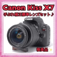 極美品✨SDカードリーダー付 Canon Kiss X7✨手ぶれ補正レンズセット