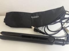SALONIA ストレートヘアアイロン 本体 ブラック　ケース付きのサムネイル