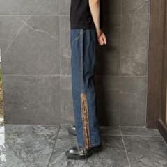 Livre claire 00s lace-up denim Opium - メルカリ