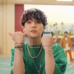 【希少】BTS シュガ着用 Palm Angels プリントロゴTシャツ