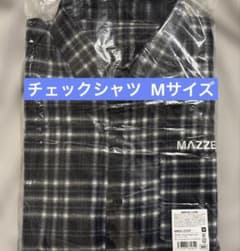 MAZZEL チェックシャツ Mサイズ RSF マーゼル - メルカリ