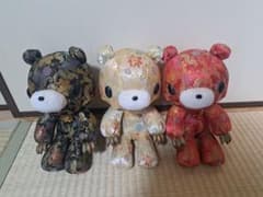 森チャックグルーミー花柄ぬいぐるみ3体のサムネイル