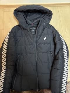 SUPERDRY ブラックダウンジャケット UK6 & ウインドブレーカーのサムネイル
