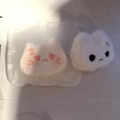 プンプン不機嫌猫ねこ♡キラキラ袋ぬいぐるみ付きスクイーズのサムネイル