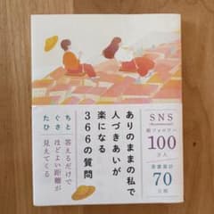 ありのままの私で人づきあいが楽になる366の質問 たぐちひさとのサムネイル