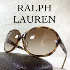 Polo ラルフローレン ゴールドフレーム オーバルサングラス レディース