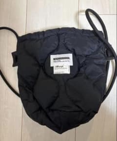 NH X NANGA . DOWN DRAWSTRING BAG / BLACK - メルカリ