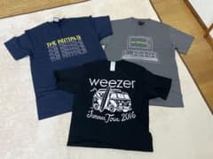 バンド Tシャツ 3枚セット！Weezer と The Rentalsのサムネイル