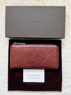 【美品】 ココマイスター 長財布 ペテルギウス プロキオンウォレット レッド 美品】 ココマイスター 長財布 ペテルギウス プロキオンウォレット