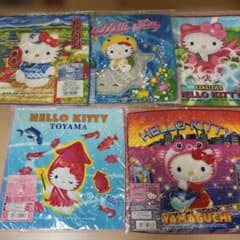 ハローキティ　プチタオル　5枚セットのサムネイル