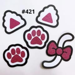 ♡うちわ ファンサ パネル 文字 猫耳 肉球 しっぽ リボン♡#421 - メルカリ