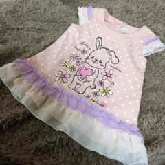 うさぎのワンピ  90サイズのサムネイル