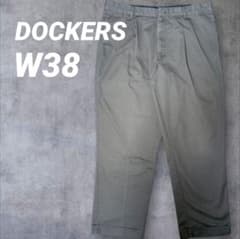 90s】DOCKERS ドッカーズ 2タック ワイドチノパン W38 アメカジ - メルカリ