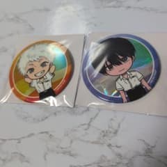 光が死んだ夏 よしき、ヒカル ホログラムデフォルメ缶バッジ GiGO限定