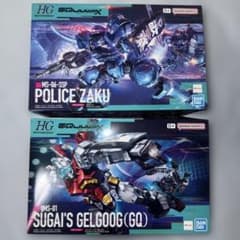 【未開封品】HG 1/144 ゲルググ　スガイ機＆軍警ザクのサムネイル