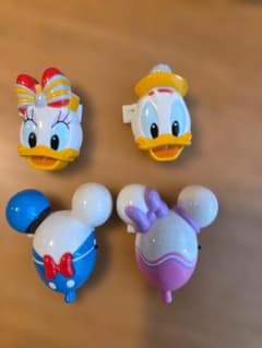 ディズニー ドナルド デイジー ミッキー ミニー おもちゃ 4点セットまとめ売りのサムネイル